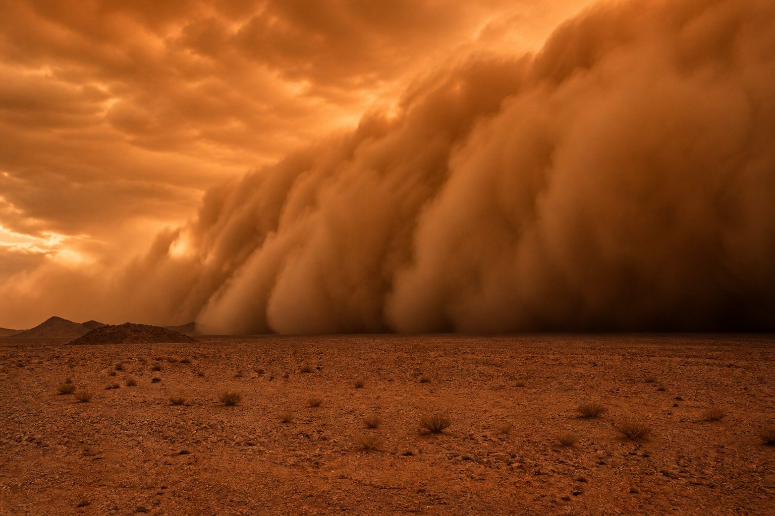 Tempestade de areia
